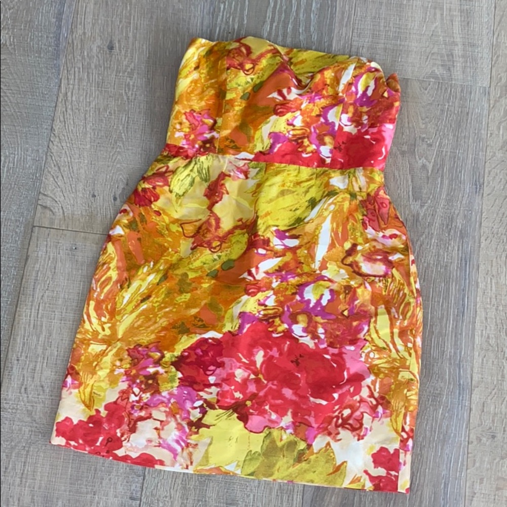 jcrew size 2 strapless dress